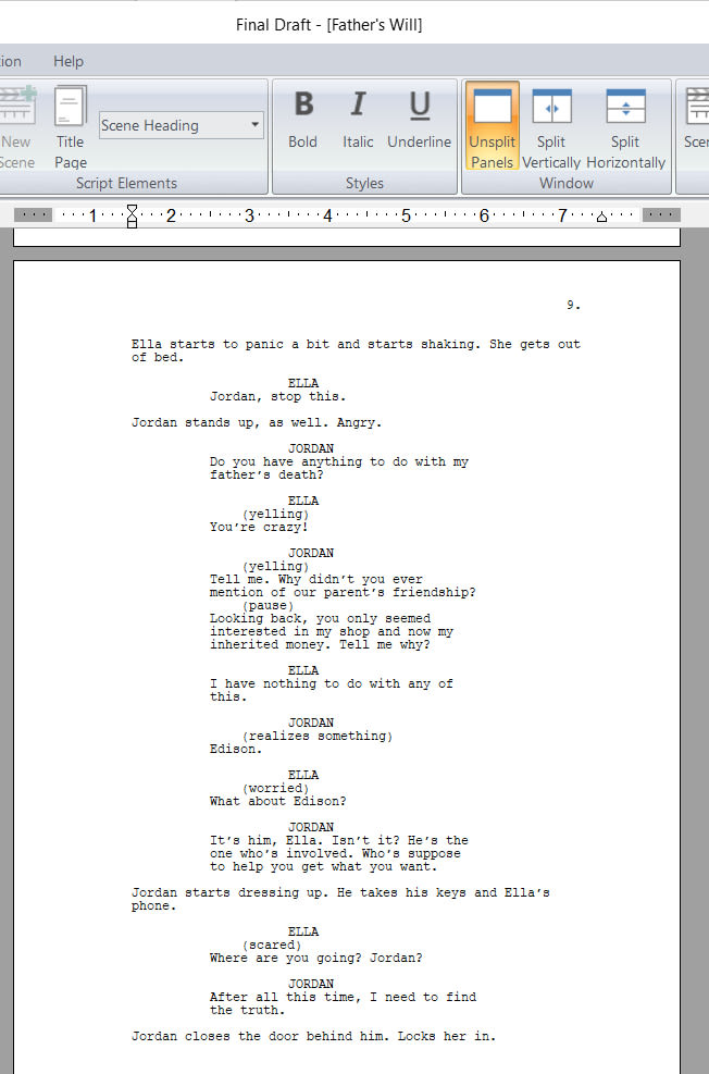 Gig Preview - Write a professional screenplay