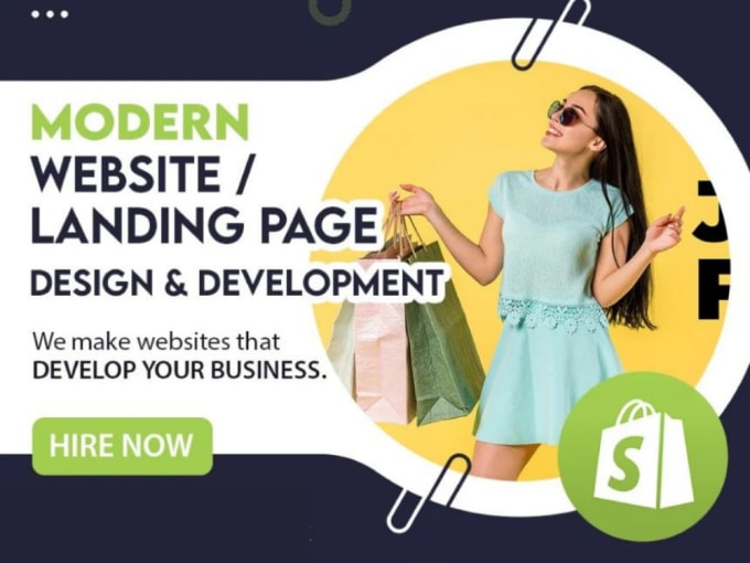 Gig Preview - Do shopify design, shopify website, and dropshipping