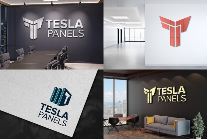 Gig Preview - Put your logo on 10 photorealistic office wall mockups