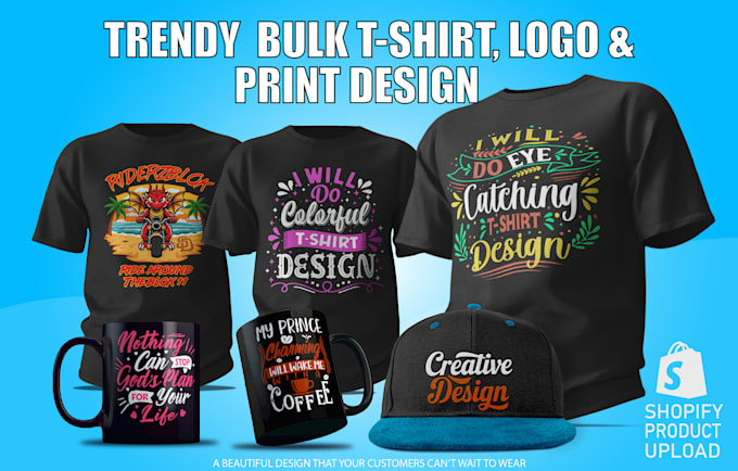 Bestseller - do trendy custom t shirt design and bulk t shirt design