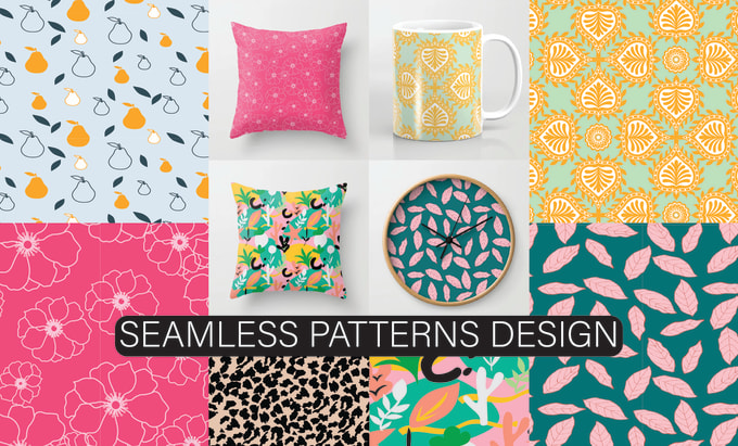 Gig Preview - Create modern seamless textile pattern designs