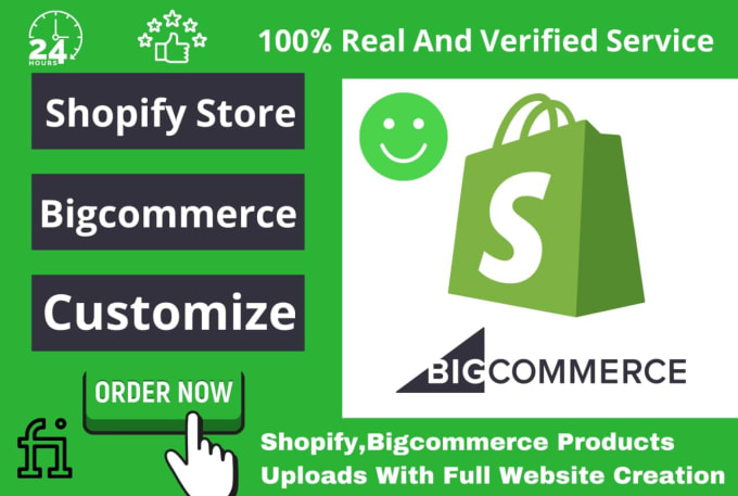 Gig Preview - Edit big commerce customize your shopify store with upload