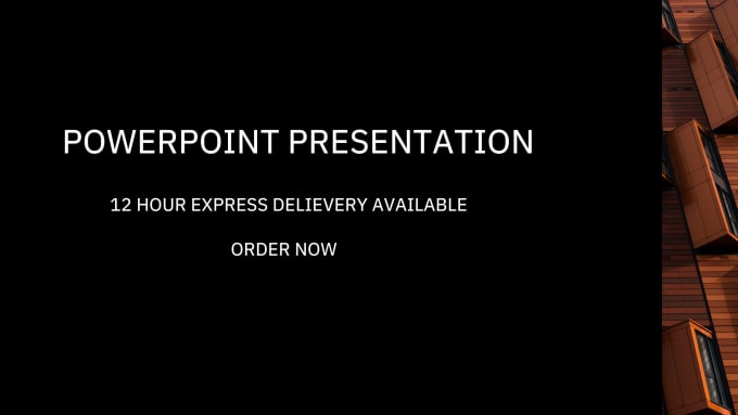 Gig Preview - Design modern and professional powerpoint presentation