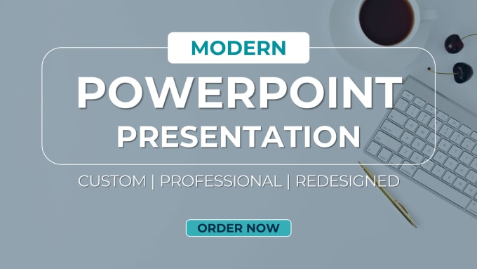 Gig Preview - Create a modern and professional powerpoint presentation design