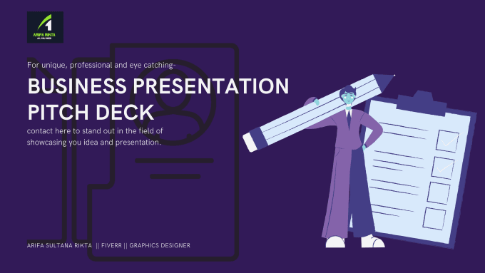 Gig Preview - Design business powerpoint presentation and pitch deck