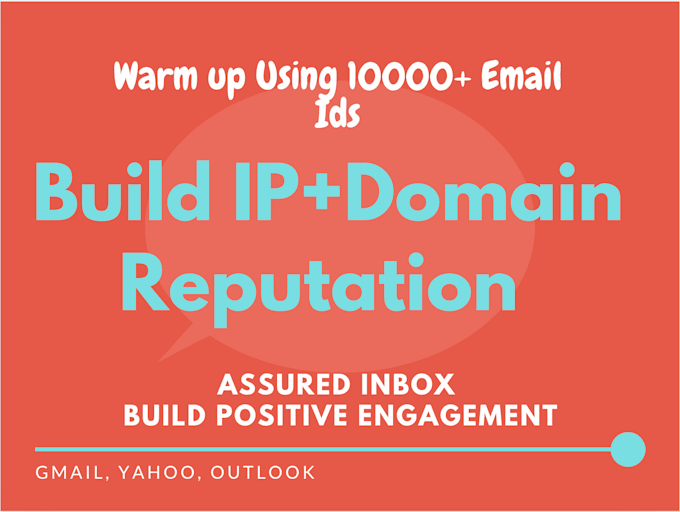 Gig Preview - Warm up your domain, IP, stop spam and build reputation