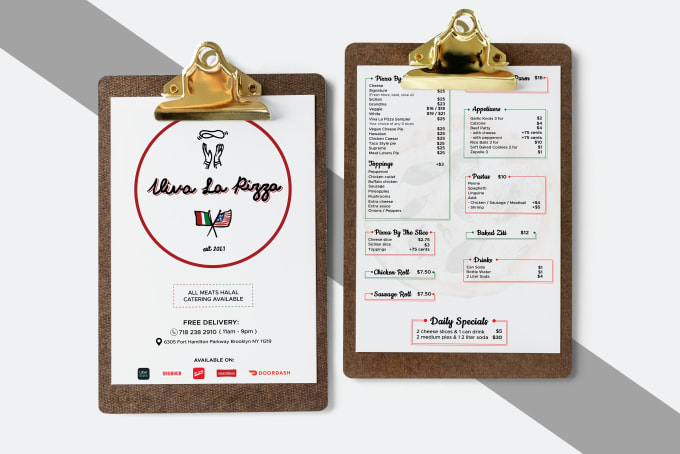 Bestseller - create restaurant menu design