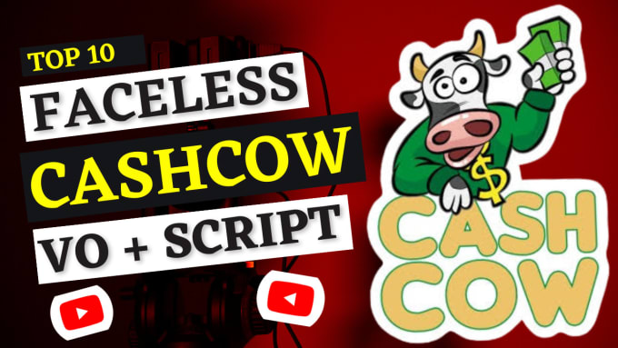 Gig Preview - Create top 10 faceless cash cow videos for your yt channel