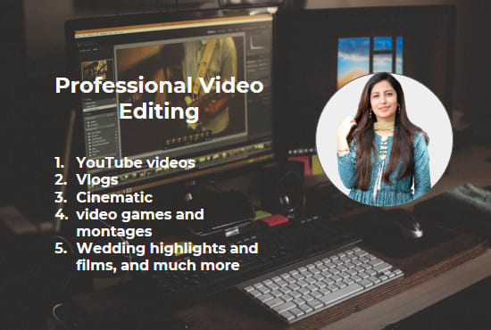 Gig Preview - Do video editing for youtube videos professionally