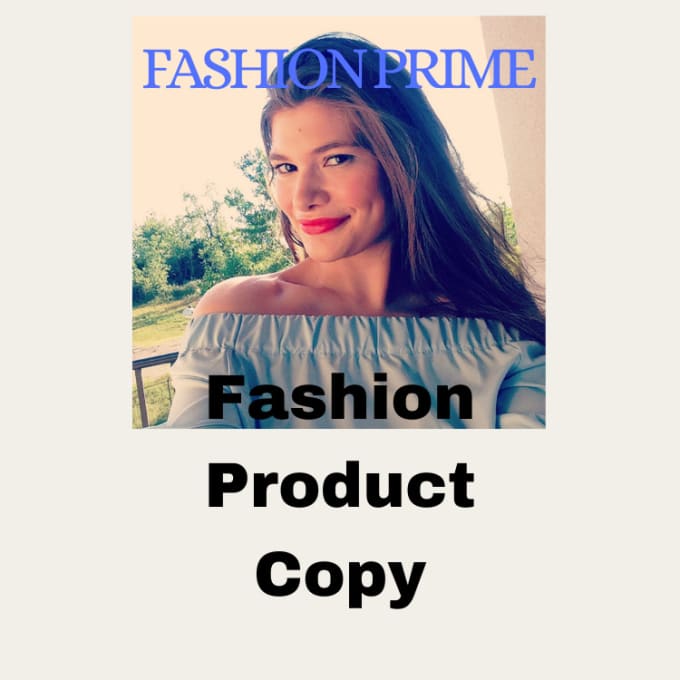 Gig Preview - Write fashion product copy that converts