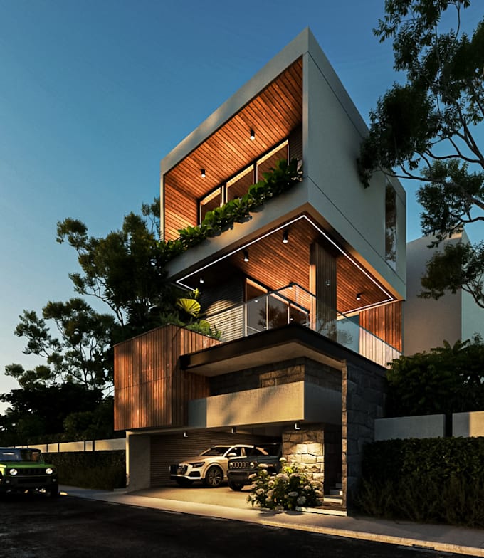 Gig Preview - Create elevated 3d rendering architecture exterior, interior