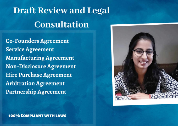 Gig Preview - Draft legal agreements and documents for you