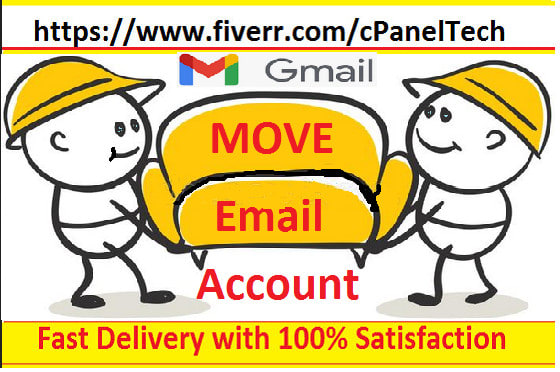 Gig Preview - Migrate your existing emails to new provider cpanel gmail gsuite office365 imap