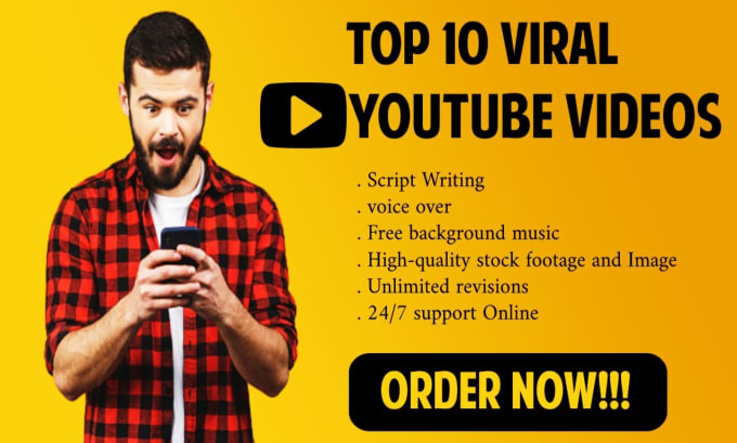 Gig Preview - Make top 5 or top 10 viral youtube videos