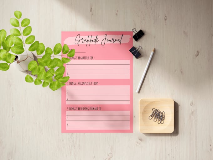 Gig Preview - Design gratitude journal, habit tracker, baby log, checklist