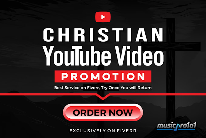 Gig Preview - Do christian, gospel youtube video promotion