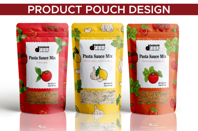 Gig Preview - Do professional pouch label design or stand up pouch bag