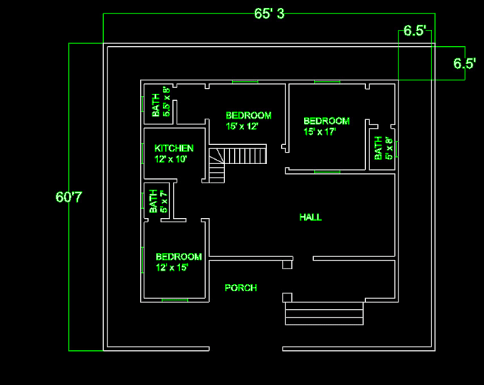 Gig Preview - Be your architect, draftsman for house plans, 2d floor plans