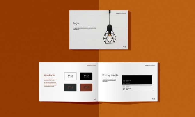 Gig Preview - Design a brand style guide, brand guideline, or branding identity kit