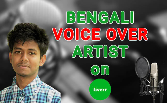 Gig Preview - Record bangla male voice over for given script