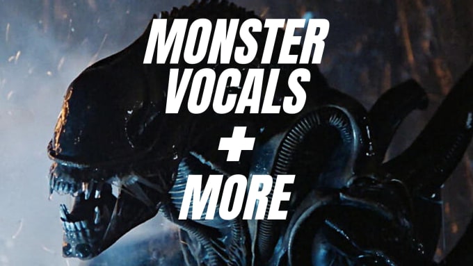 Bestseller - make monster vocal effects and sounds for your movies or games