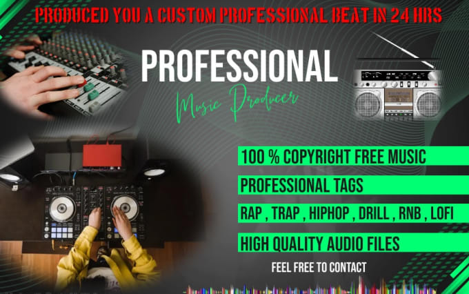 Bestseller - produce you a custom professional beat in 24h