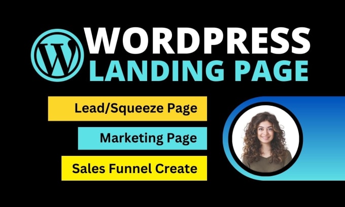 Gig Preview - Wordpress landing page design or elementor landing page