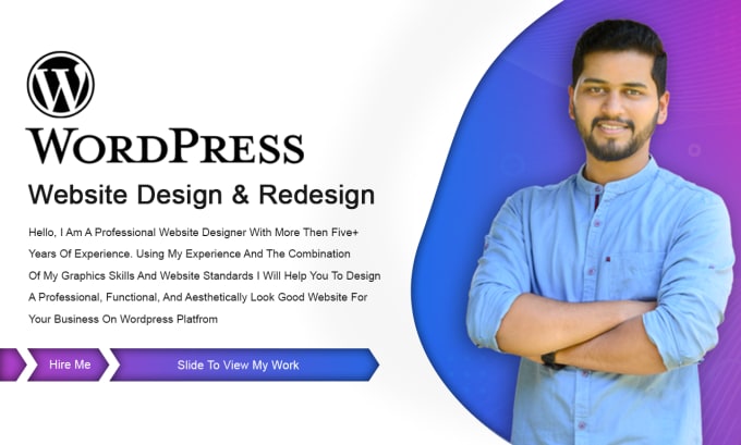 Gig Preview - Design or redesign your wordpress website