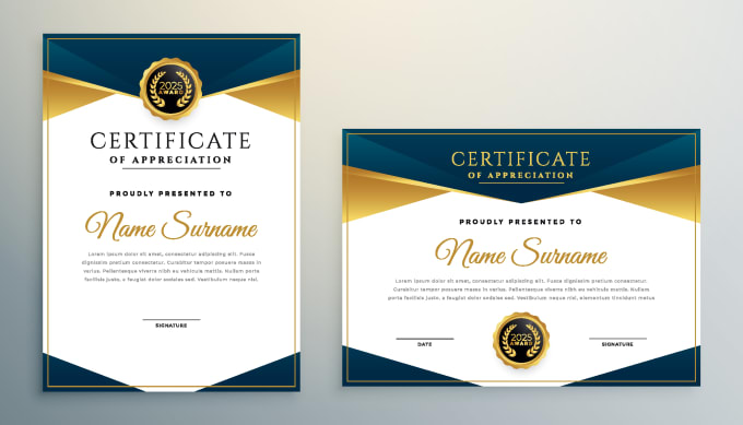 Bestseller - design diploma award gift workshop membership certificate