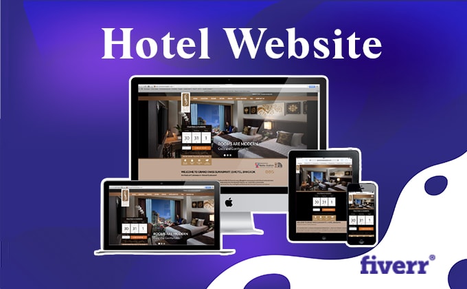 Gig Preview - Design a hotel website with room booking system