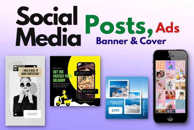 Gig Preview - Design eye catching social media posts