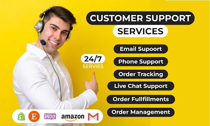 Gig Preview - Provide full time customer support, live chat, email, and phone support