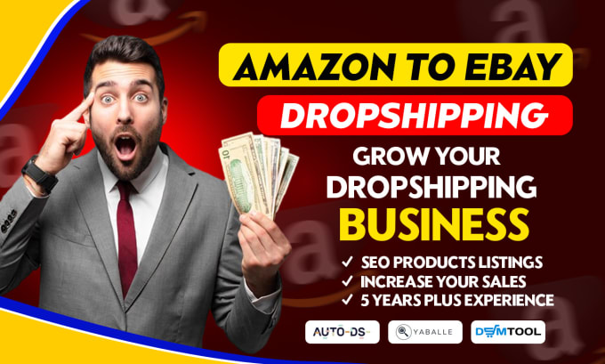 Gig Preview - Do amazon to ebay dropshipping listings via auto ds tool