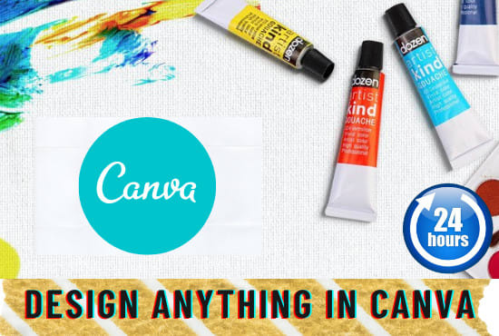 Gig Preview - Design anything in canva