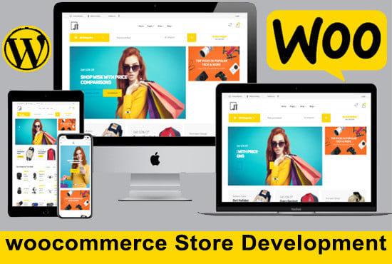 Gig Preview - Create responsive wordpress woocommerce store