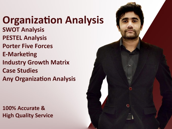 Gig Preview - Do pestel, swot and porter five forces model analysis for any company or project