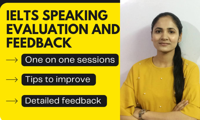 Gig Preview - Render ielts speaking evaluation and feedback