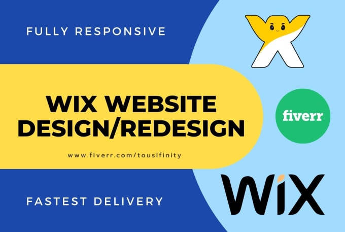 Gig Preview - Do modern wix website design, wix redesign or landing page with wix builder