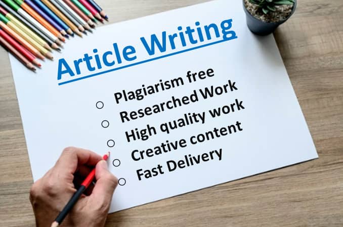 Gig Preview - Write engaging and SEO optimized articles and blogs in any niche