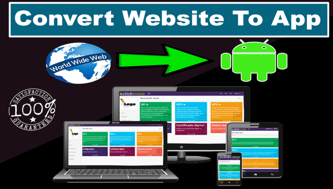 Gig Preview - Convert website to android app using webview in 30 minutes