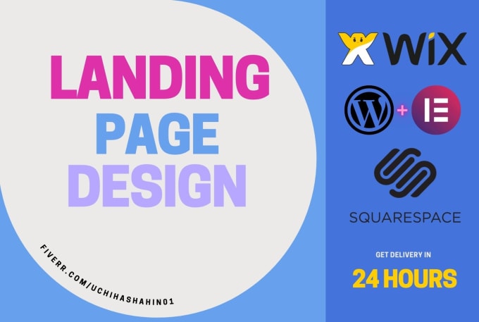 Gig Preview - Design or redesign wix landing page, wordpress or squarespace landing page