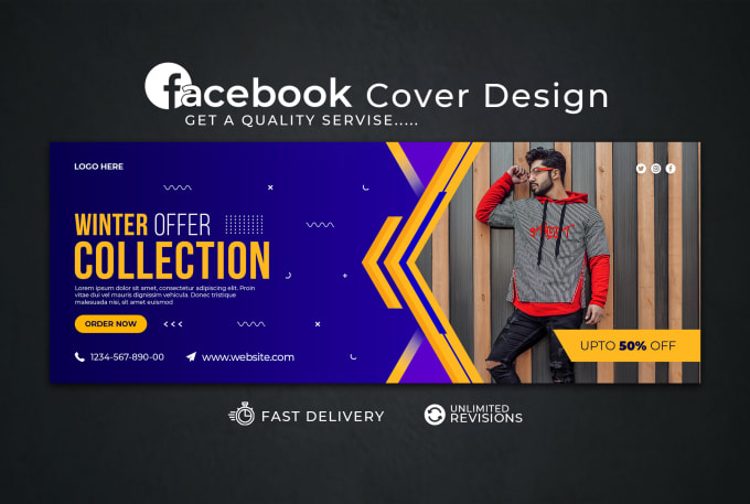 Gig Preview - Design facebook cover, youtube banner, or social media header