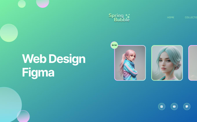 Gig Preview - Design and prototype unique UX UI for desktop in figma