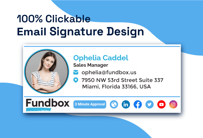 Gig Preview - Make clickable email signature for outlook, gmail, and apple