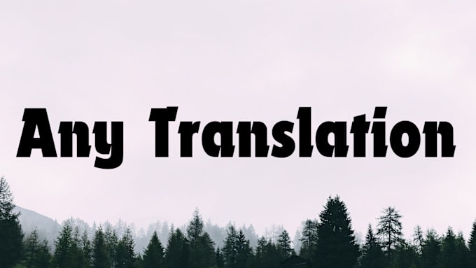 Gig Preview - Translate another language for you