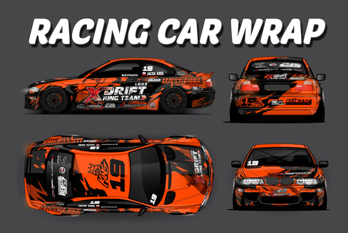 Gig Preview - Do livery car wrap rally car wrap racing car wrap sports car wrapwas easy workin