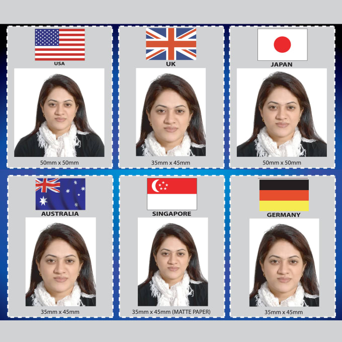 Gig Preview - Do visa and passport photo from any image within an hour