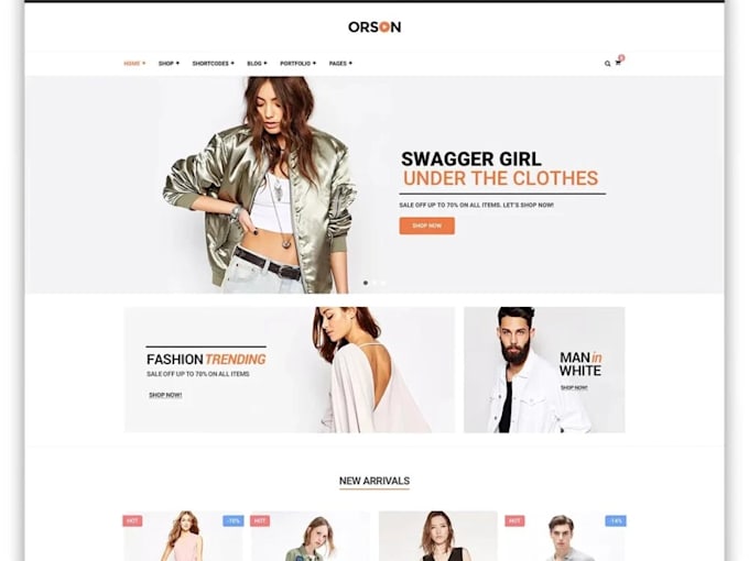 Gig Preview - Design and develop online store or ecommerce website using woocommerce