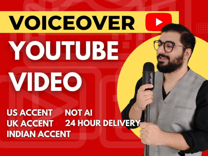 Gig Preview - Be your youtube channels voiceover