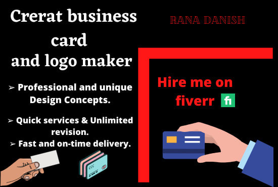 Gig Preview - Design professional business card and logo